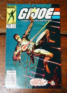 G.I. Joe #21 (1984 Marvel) Silent Issue KEY 1st Print App Storm Shadow NEWSSTAND - Picture 1 of 13