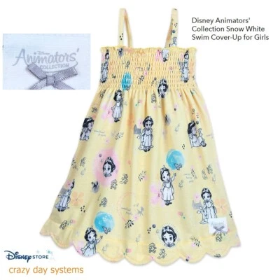 Encubrimiento de natación Blancanieves de la colección de animadores de Disney para niñas 4 5 6 7 8 9 10 Foto 1 de 4