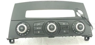 08-2010 BMW 528 E60 controles automáticos de climatización sin mira telescópica de dióxido de carbono 64119248707 Foto 1 de 4