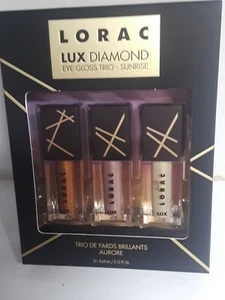LORAC LUX Diamond Eye Gloss Trio- Sunset .12oz/ 3.64ml - Picture 1 of 2