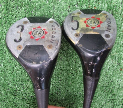Vintage Ben Hogan Director 3 & 5 Wood RH Legend 3 Steel Shaft RH Golf Clubs - Image 1 of 4