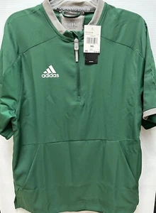 Adidas maglia verde baseball icona 1/4 zip pullover FC 2.0 CJK uomo taglia XS-M nuova con etichette - Foto 1 di 11