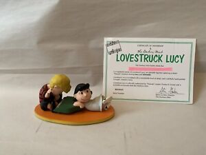 Danbury Mint Peanuts Lovestruck Lucy  Figurine