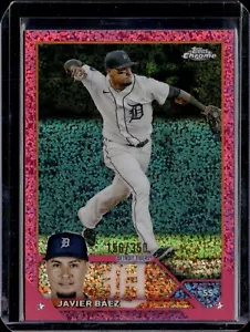 2023 Topps Rifrattori magenta cromati #83 Javier Baez serie #156/350 - Foto 1 di 2