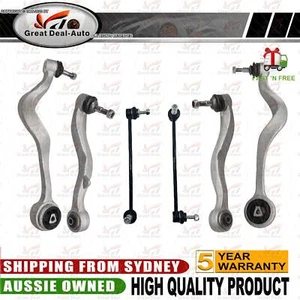 For BMW 5 E60 E61 Set Front Upper Lower Control Arm Stabilizer Link Kits L&R - Picture 1 of 5