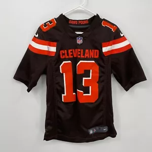 Nike Men's Odell Beckham Jr Cleveland Browns NFL Home Jersey Brown Size S - Picture 1 of 8