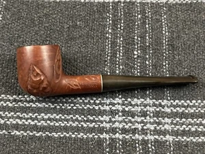 Burlington Carved Imported Briar Tobacco Pipe - Picture 1 of 8