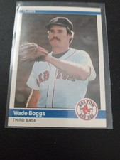 1984 Fleer Wade Biggs HOF **ERROR CARD** FREE SHIPPING! Very Rare Error Card!
