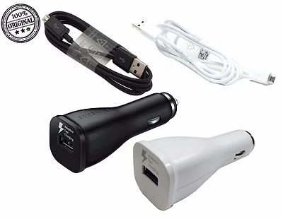 Lot Genuine Samsung EP-LN915U Adaptive Fast Charging Car Charger with USB Cable - Image 1 of 3