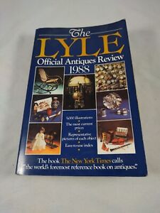 Vintage 1988 Book The Lyle Official Antiques Review