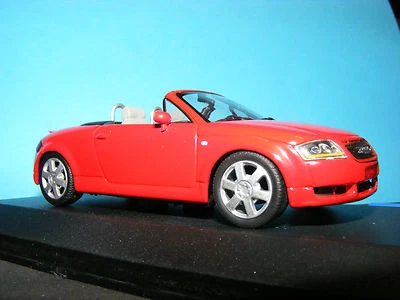 Audi TT Roadster in Brilliant Red  Minichamps  Street  New . 1:43  Scale NLA  - Image 1 of 4
