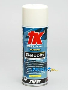 GELCOAT SPRAY VERNICE SPECIALE PER RITOCCO GELCOAT BIANCO GHIACCIO 400ml 40604 - Foto 1 di 1