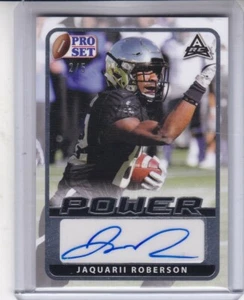 JAQUARII ROBERSON 2022 LEAF PRO SET COLLEGE AUTO AUTOGRAPH RC #2/5 DALLAS COWBOY - Bild 1 von 1