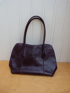 Vera Pelle Damen/Damen Leder Handtasche grünes Futter Made in Italy - Bild 1 von 6