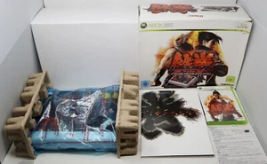 XBOX 360 HORI TEKKEN 6 WIRELESS ARCADE FIGHTING STICK BUNDLE PAL GAME BOOK BOXED - Picture 1 of 11