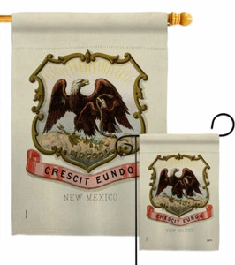 Wappen New Mexico Garten Flagge Americana Staaten Deko Geschenk Hof Banner - Bild 1 von 19