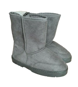 Nuevo con etiquetas Botas Zapatillas Hombre Talla 8 Marca Rivers Gris Media Pantorrilla Estilo Shagga - Imagen 1 de 3