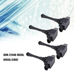 [4 Pieces Car Engine Ignition Coil 22448 1KC0A For JUKE 2011‑2017 - Picture 1 of 12