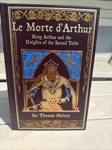 Le Morte d'Arthur King Arthur Knights of the Round Table Leather Bound HB - Foto 1 di 8