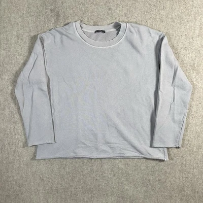 Sudadera James Perse Talla 2 Gris Claro Hombre’s Dobladillo Crudo Foto 1 de 4