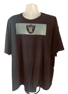Oakland Raiders NFL Team Apparel Black S/S Graphic Tee Size 3XL,XXXL - Picture 1 of 3