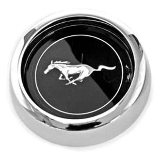 For Ford Mustang 1971-1973 Scott Drake Black Wheel Center Cap Foto 1 de 3