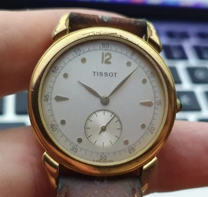 Tissot A280 33mm 30M Men's Gold Tone Dress Watch Uhr Montre Faulty - Imagen 1 de 10
