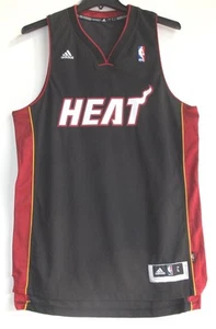 CAMISETA DE CARRETERA ADIDAS MIAMI HEAT SWINGMAN NEGRA EN BLANCO 3XL - Imagen 1 de 8