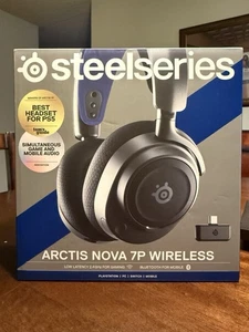 SteelSeries Arctis Nova 7P Auriculares Inalámbricos Sobre la Oreja para Juegos - Negros - SELLADOS - Imagen 1 de 6