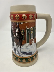 Colección Budweiser Holiday Stein 1993 (vacaciones en la ciudad natal) vintage - Imagen 1 de 6