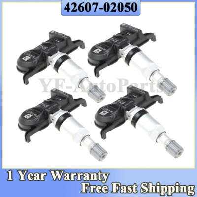 4X TPMS Tyre Pressure Sensor 42607-02050 PMV-E100 for Suzuki Swace For Toyota - Image 1 of 4