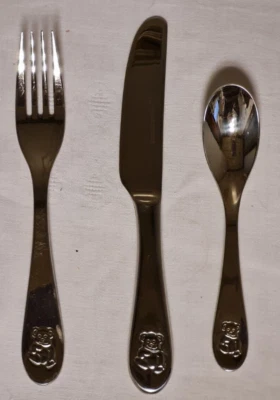 Kinderbesteck - Gabel/Messer/Löffel - Schulte Ufer - Bild 1 von 4