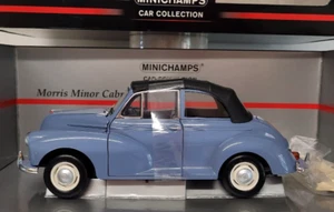 Minichamps 1:18th Morris Minor Convertible Blue BNIB Stunning! - Picture 1 of 8
