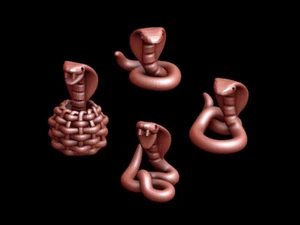 8x 28mm/ 1:56th scale Resin Cobra Basing Bits - Picture 1 of 3
