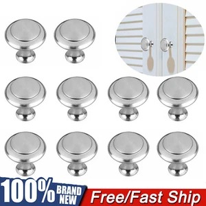 10 PCS Stainless Steel Cabinet Knobs Drawer Pulls Door Handles Kitchen Hardware - Picture 1 of 14