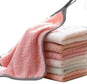 Simple Coral Fleece Highly Absorbent Microfiber Towel Pack Of 3 - Picture 1 of 5