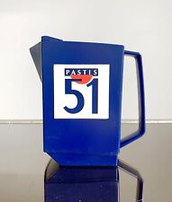 Vintage French Pastis - 'Pastis 51' Embossed Plastic Water Jug / Carafe / '51'