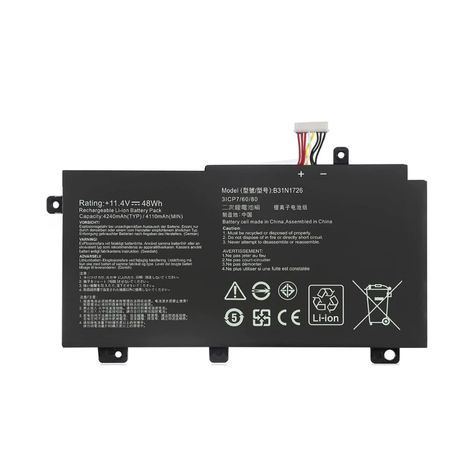 New  B31N1726 Battery For ASUS ROG Strix G15 G512 G512LI G531 G531G FX86 - Image 1 of 4
