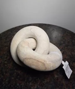 Soglia bersaglio studio McGee pietra calcarea nodo figurativo pietra naturale decorazione casa - Foto 1 di 3