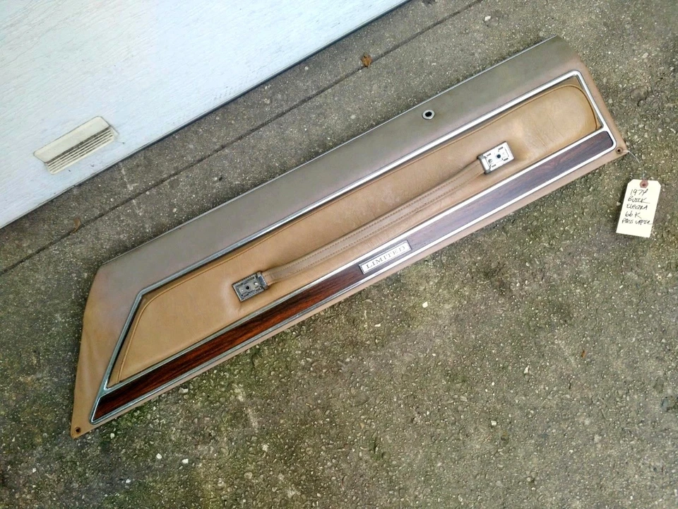 1974 Buick Electra 225 Limited Coupe Passenger Door Upper Trim Pad Panel   VGC - Image 1 of 4