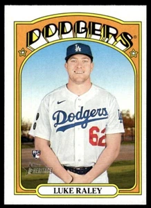 2021 Topps Heritage Luke Raley Rookie Los Angeles Dodgers #526 R152 - Picture 1 of 2