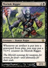 1x FOIL Moriok Rigger Fifth Dawn 5th MtG Magic Black Rare 1 x1 Card Cards