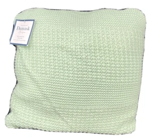 Charter Club Damask Designs Acrylic Cozy Knit 20" Decorative Pillow - Green - Picture 1 of 2