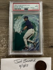 David Arias Ortiz 1997 Flair Showcase Wave of the Future Rookie Card #11 PSA 9