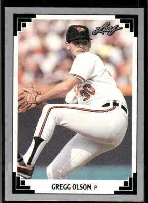 1991 Leaf #519 Gregg Olson - Image 1 of 2