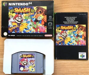 SUPER SMASH BROS COMPLET BOÎTE NOTICE NINTENDO 64 N64 PAL EUR CIB OVP - Bon État - Imagen 1 de 14