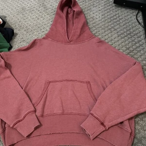 AMERICAN EAGLE Salmon Pink Oversized Hoodie Size Small - Picture 1 of 5