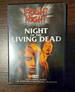 NIGHT OF THE LIVING DEAD 1968 Fright Night Classics DVD Release 2000 B&W - Picture 1 of 2