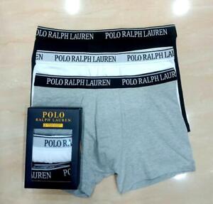 Polo Ralph Lauren Classic Boxer Trunks 3-Pack Black Grey White