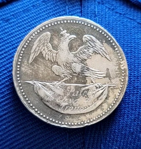 Augustin Iturbide Silver Mexico City Proclamation Medal 1823  Grove-13a Cover